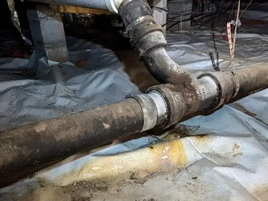 Burst pipe water damage cleanup in Grayson